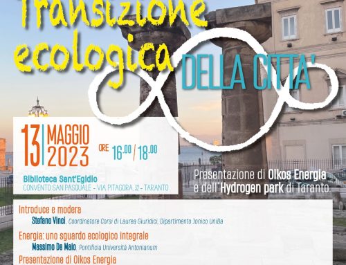 Transizione ecologica, il seminario del 13 maggio, biblioteca di San Pasquale